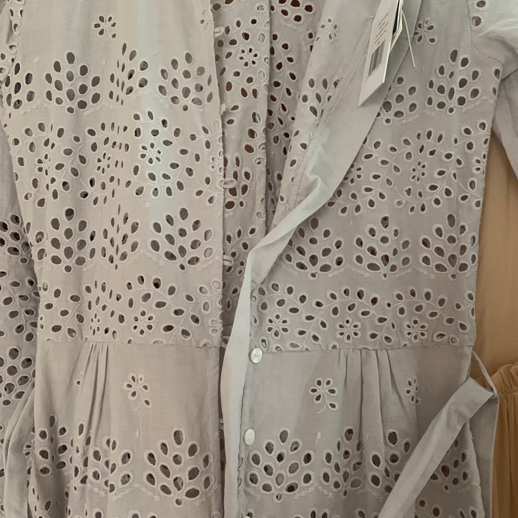 Nwt Innika Choo Broderie Gown - Etta Keet Grey — image 6 of 8